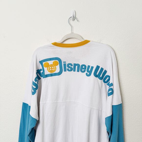 [Disney] White Vault Collection 50th Anniversary Spirit Jersey Long Sleeve Sz XL - Picture 6 of 12